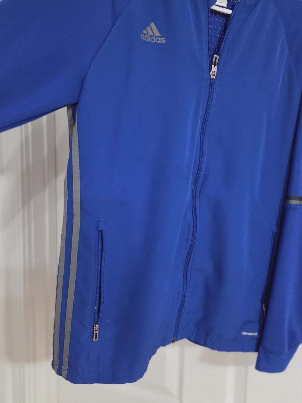 Adidas Men’s Blue Full-Zip Jacket